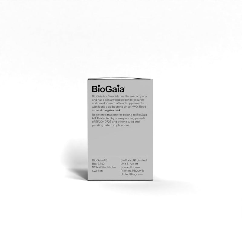 BioGaia Protectis Kids Tablets | 30 Chewable Probiotic Supplements with 100 Million Live L. Reuteri | Gut Health and Comfort | Digestive System Support for Children - Strawberry Flavour 30 count (Pack of 1)