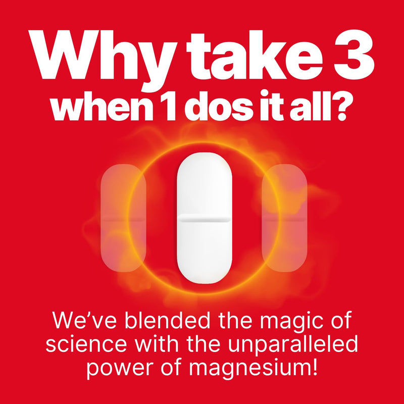 anocin 4X Magnesium Complex 200 mg + Magnesium Glycinate + Citrate + B12 High Absorption + Taurate + Malate + Bromelain+Collagen (Type II)+Hyaluronic Acid+Heart, Muscle+Joint Support, 60-Day