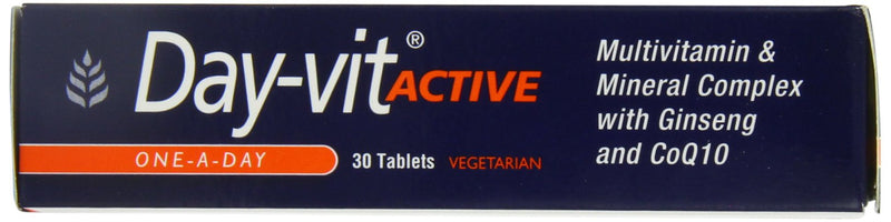 HealthAid Day-VIT Active - 30 Vegetarian Tablets