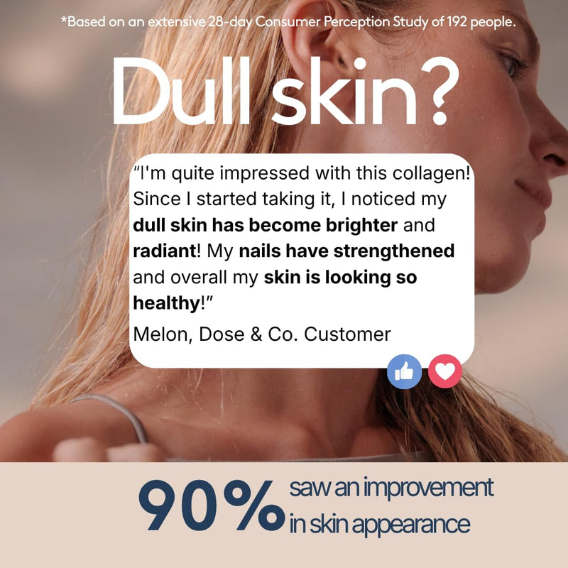 Dose & Co Radiant Complexion Capsules – 30 Capsules | Hyaluronic Acid + SkinAx2™, Vitamins & Zinc | Supports Skin Radiance, Hydration & Elasticity | Vegan, Gluten-Free Daily Skin Supplement