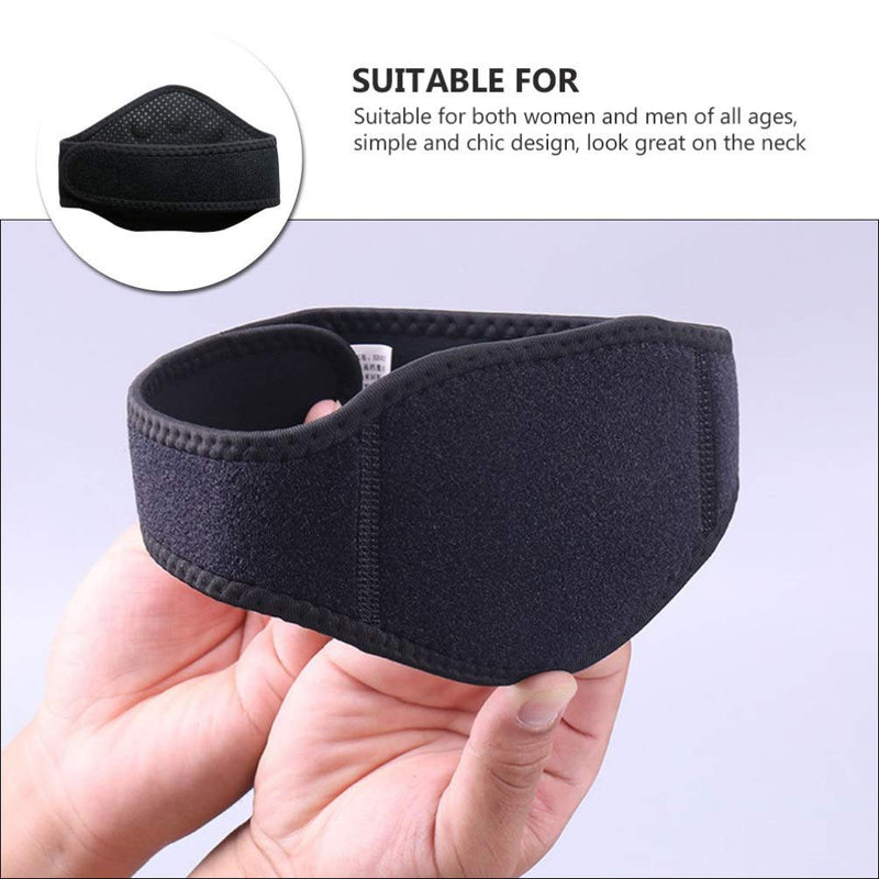 [Australia] - Warm Neck Gaiter Magnetic Neck Collar Brace Self Heating Neck Wrap Tourmaline Cervical Neck Support Brace Neck Support Warmer for Men Women Neck Warmer 