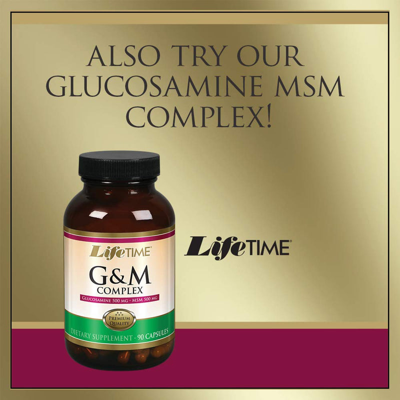 [Australia] - LIFETIME 100% Pure MSM (Methylsulfonylmethane) Powder | Supports Healthy Joints & Skin | 2500 mg Per Serving | 16 oz, 180 Servings 
