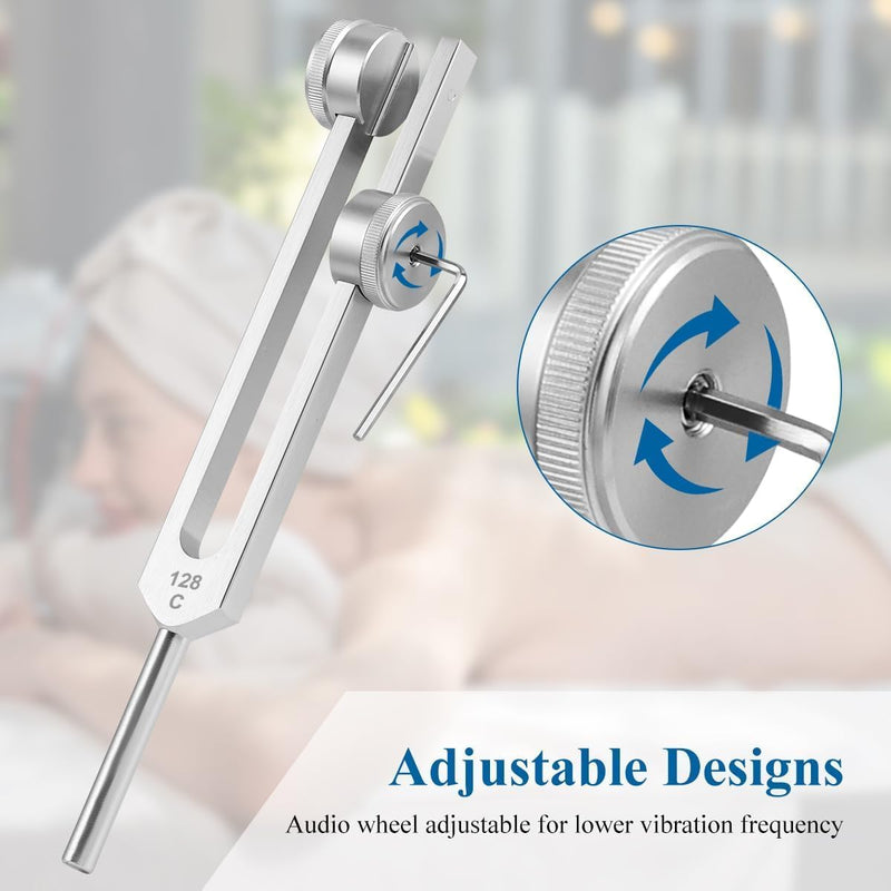 [Australia] - Weighted Tuning Forks for Healing Set (128Hz, 256Hz, 512Hz) ‚Äî Sound Therapy, Chakra Balancing, Stress Relief and Essential Yoga and Meditation 