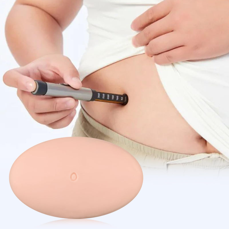 [Australia] - SimCoach Belly Injection Simulator, Subcutaneous Injection Training Pad, Injection Practice Kit for Medical Education, Abdomen Diabetics Injection Training Model for Insulin Injection Practice 