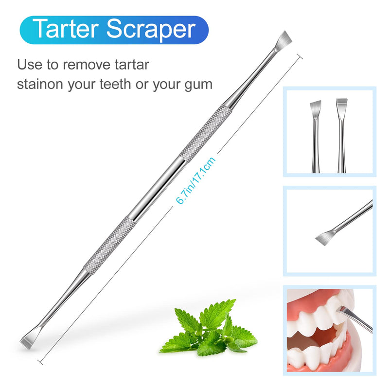 [Australia] - Dental Tools, Sopito 3PCS Teeth Cleaning Tools Stainless Steel Dental Scraper, Scaler Pick Plaque Remover Set… 3 