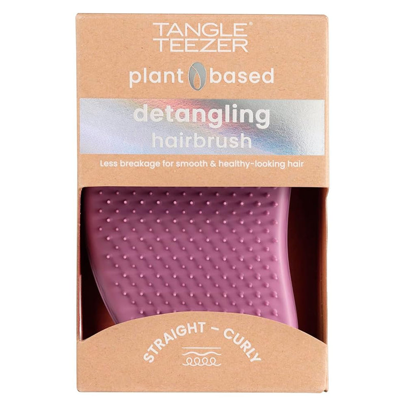 TANGLE TEEZER Original Plant Brush Detangling Hairbrush for Wet & Dry Hair, All Hair Types, Fine, Curly, Thick, Afro (Purple) Purple