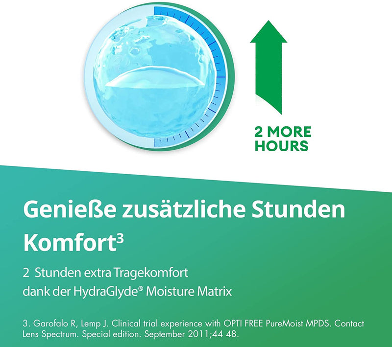 [Australia] - Opti-Free PureMoist contact lens care product, system pack, 4 x 300 ml 4x300 ml 