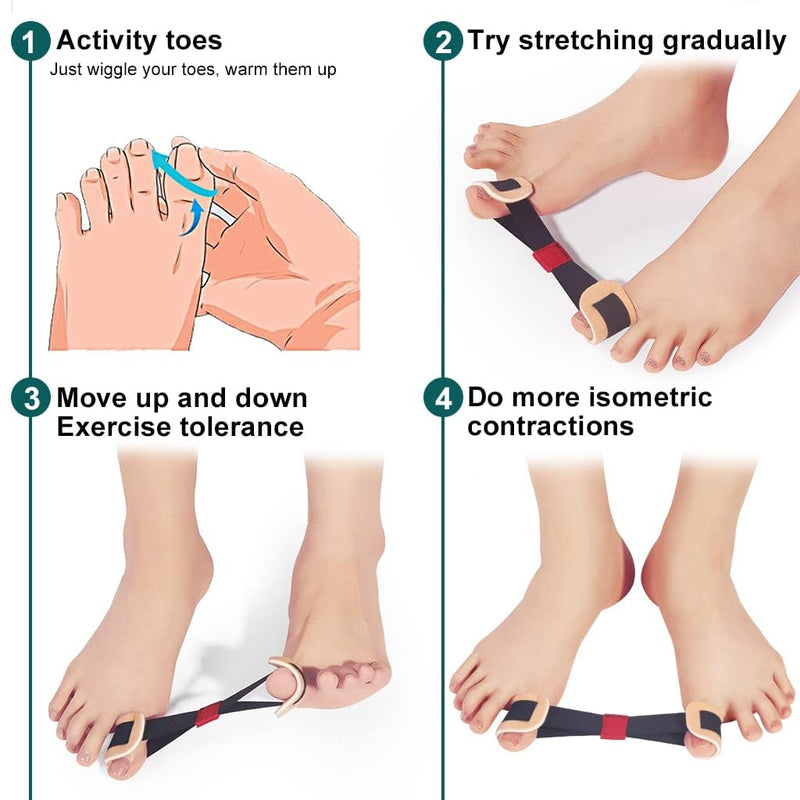 [Australia] - Hallux Valgus Toe Corrector Toe Separator Bunion Splint 【2025 Updated】Bunion Correction Set Bunion Correction Set Bunion Bandage Bunion Exercise Belt Orthopedic Set Inflamed 