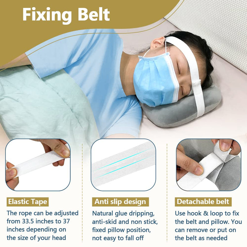 [Australia] - Piercing Ear Pillow with Holes for Ear Pain Side Sleeping Donut Pillows Cnh Pressure Sore Relief Inflammation Ache Cushion Ear Guard Pad with a Strap Ultimate Comfort and Protection 