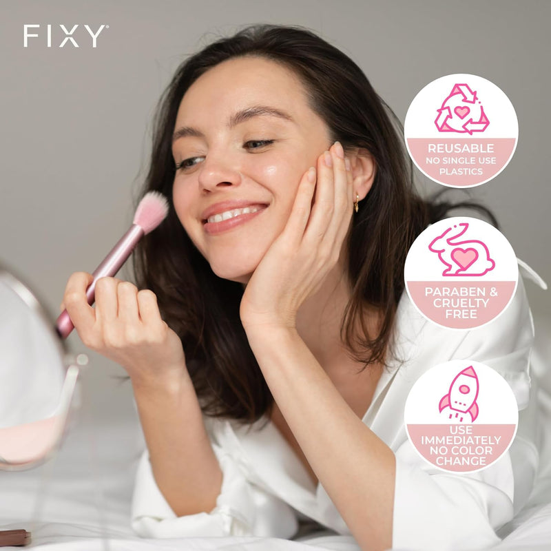 [Australia] - FIXY Makeup Repair Kit - Repressing tool for Eyeshadows, Blush & Highlighter or Depot | Organize Makeup Round Pans in Makeup Palette with Mirror | Makeup Artist Must Haves Makeup Repair Kit for Round Pans 