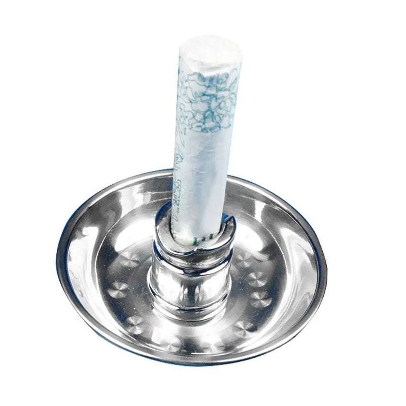 [Australia] - Moxa Roll Stick Extinguisher Holder with Ash Collector Tray Dish Stable Base 1.6 Inch (Pack of 1) 