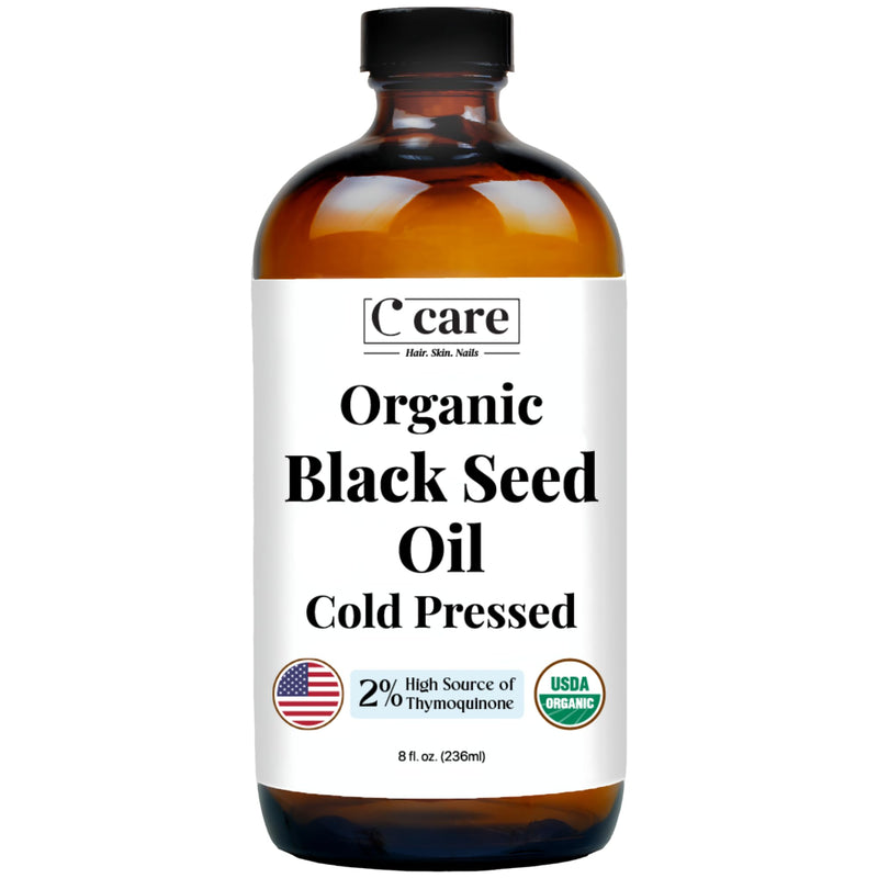 [Australia] - Black Seed Oil Organic Cold Pressed Unrefined Glass Bottle | USDA Certified Organic Black Cumin Seed Oil | High Thymoquinone Omega 3 6 9 | For Immune Support, Joints, Digestion, Hair & Skin | 8 Fl oz 8 Fl Oz (Pack of 1) 