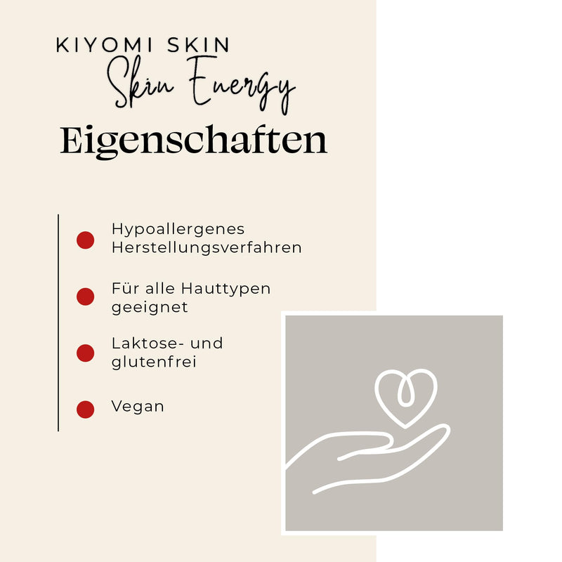 [Australia] - KIYOMI SKIN Energy Resveratrol Capsules - 60 Capsules - Dietary Supplement for All Skin Types, Radiant Complexion, Antioxidant Protection - Vegan, Hypoallergenic, Gluten and Lactose Free 