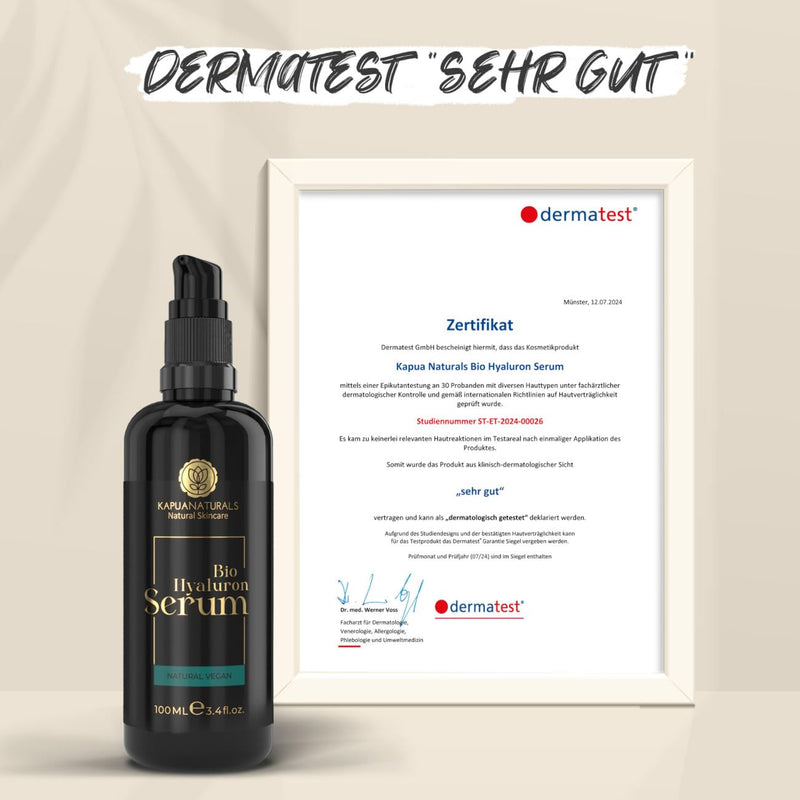 [Australia] - ORGANIC Hyaluronic Serum high dosage • 100ml +Vit E & B5 • 7-fold hyaluronic acid serum face ✓100% Vegan&BIO ✓Anti-aging concentrate ✓ Anti-wrinkle serum natural cosmetics ✓Made in Germany ✓Hyaluronic Acid Serum Hyaluronic Serum 