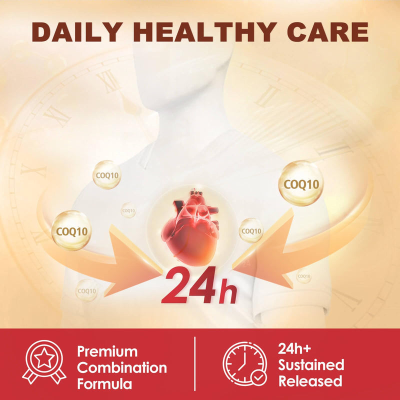 [Australia] - CoQ10 600 mg Softgels CoQ10 Supplement - CQ10 Coenzyme-Q10 with Omega 3 & PQQ & Vitamin E Support Heart & Antioxidant & Cellular Energy | 60 Servings 