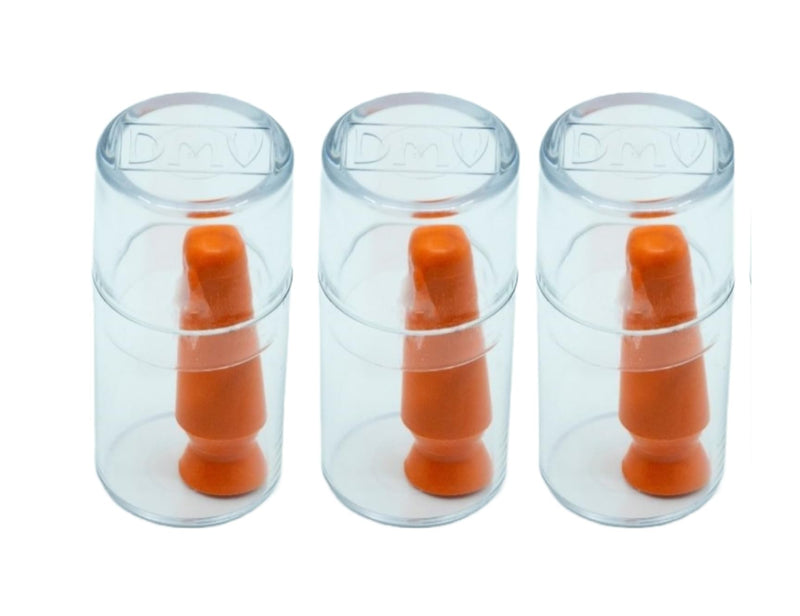 [Australia] - DMV Scleral Cup Large Contact Lens Handler -3 Pack - Inserts and Removes Scleral Contact Lenses and Prosthetic Eyes (Orange) Orange 