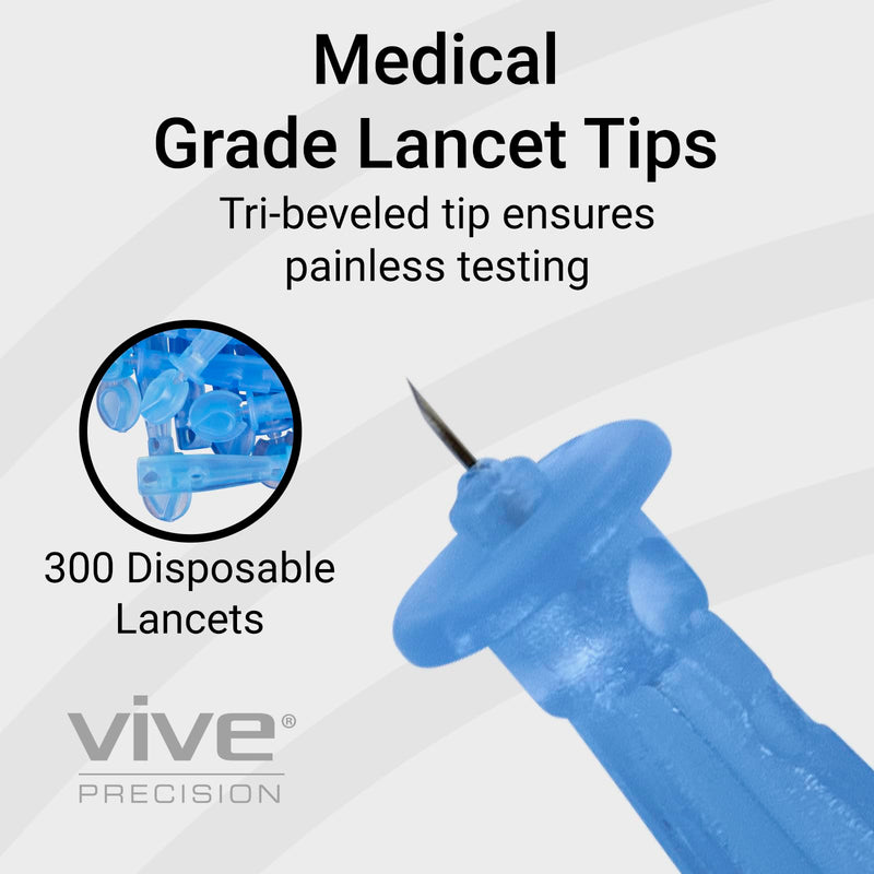 [Australia] - Easy-Twist Lancets for Diabetes Blood Sugar Extraction Testing, 30 Gauge Single Use Disposable Finger Pricker Needle Pen for Glucose Monitoring Devices (300 Easy-Twist Lancets) 300 Easy-Twist Lancets 