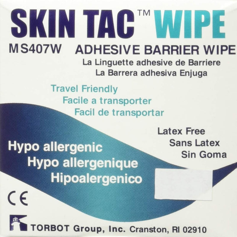 [Australia] - TORBOT Group Skin-Tac-H Adhesive Barrier Wipes, 50/Box Unscented 50 Count (Pack of 1) 