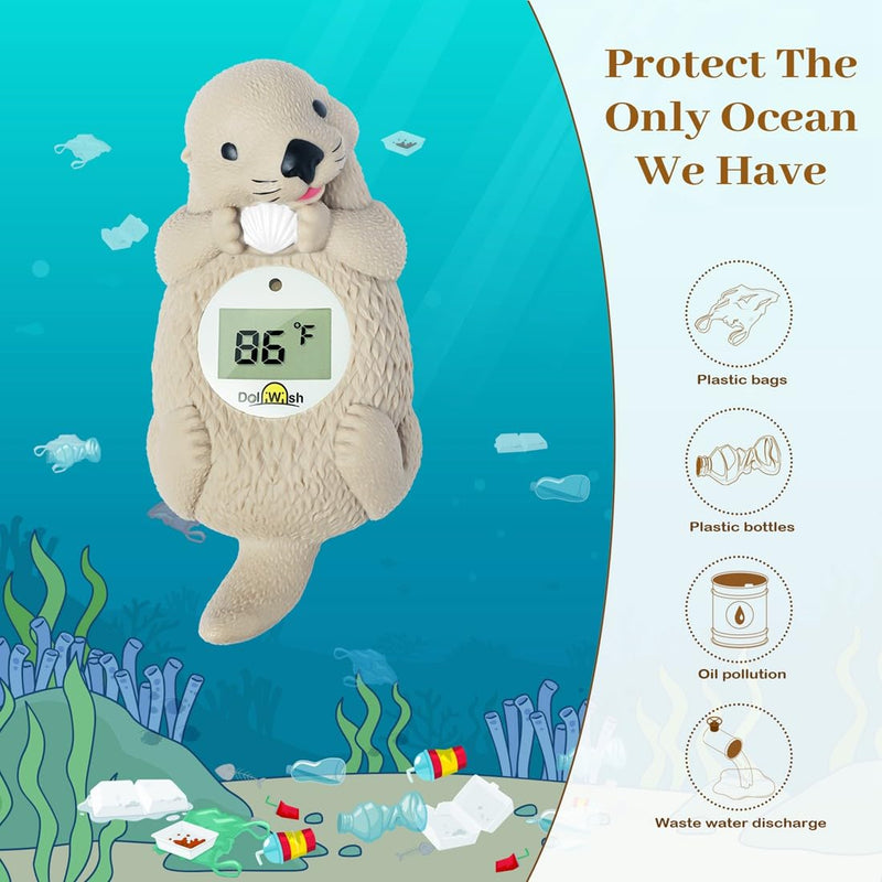 [Australia] - Baby Bath Thermometer for Infants Digtal Baby Water Thermometer for Bathtub Temperature Measure,Safty Kids Bath Floating Toy 