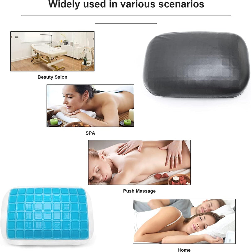 [Australia] - Elitzia Comfort Low Resilience Sponge Soft Gel Massage Pillow Pro Lash Extension and Salon Spa Supplies Neck and Back Support Beauty Facial Lash Pillow ET30388 