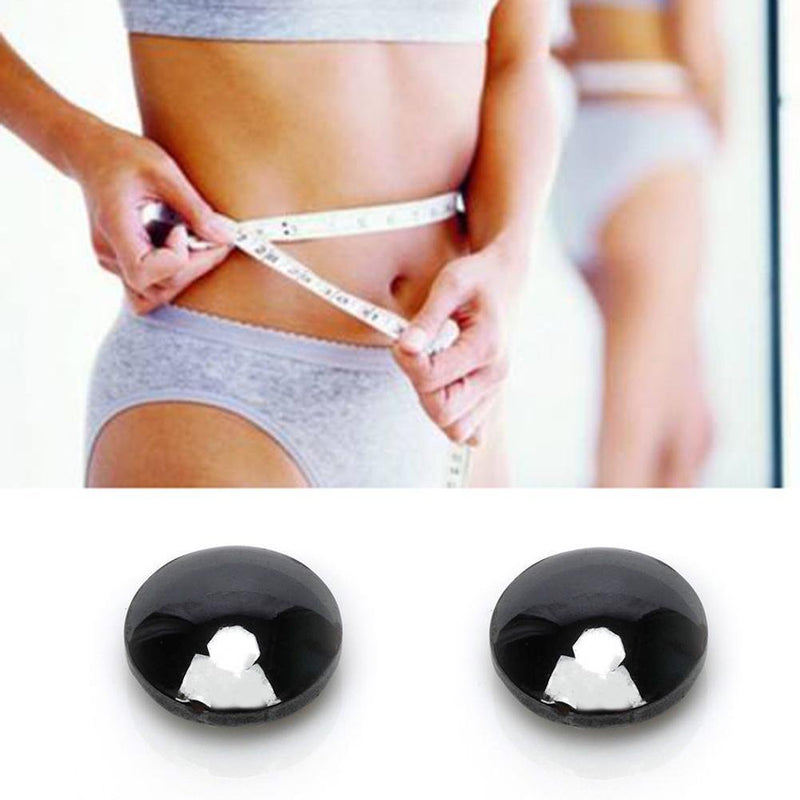 2 Pairs Weight Loss Earrings Healthy Stimulating Acupoints Stud Magnetic Therapy