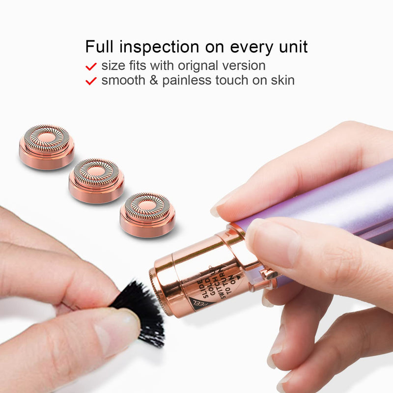 [Australia] - Replacement Heads for Flawless Finishing Touch Facial Hair Remover Device, Replacement Blades For Flawless Facial Hair Removal 2 pack for Flawless Gen 2 