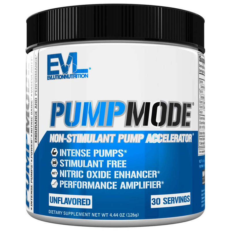 [Australia] - EVL PumpMode Nitric Oxide Supplement - Nitric Oxide Booster Pump Pre Workout Powder with Glycerol and Betaine for Muscle Recovery Growth and Endurance - Stim Free Pre Workout Drink (Unflavored) Unflavored 