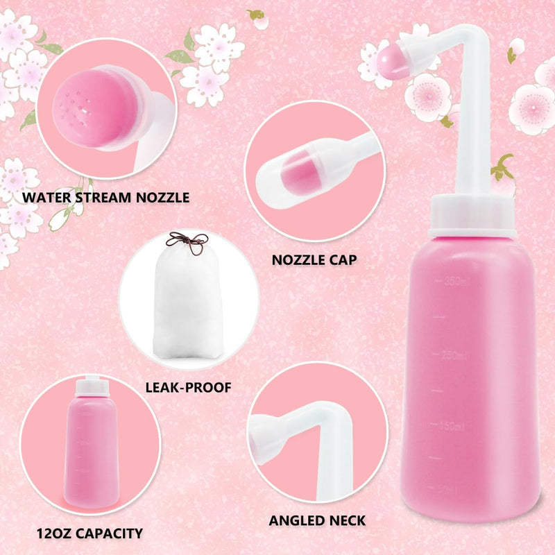 [Australia] - Premium Peri Bottle for Postpartum Care | Upside Down Peri Bottle, Portable Bidet for Perineal Recovery and Cleansing After Birth 12OZ/350ml 