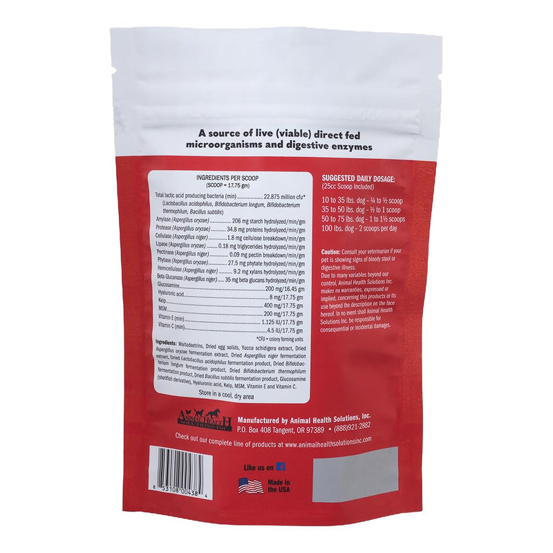 Spunky Level II Hip and Joint Supplement for Dogs, Glucosamine for Dogs with MSM, Dog Vitamins and Supplements Helps Digestion, Dog Joint Supplement - 1LB - PawsPlanet Australia