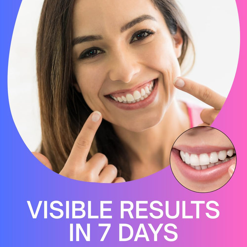 [Australia] - Premium Teeth Whitening Kit for Sensitive Teeth, 32X Dual Blue and red LED Lights, +4 whitening Pens, Enamel Safe 
