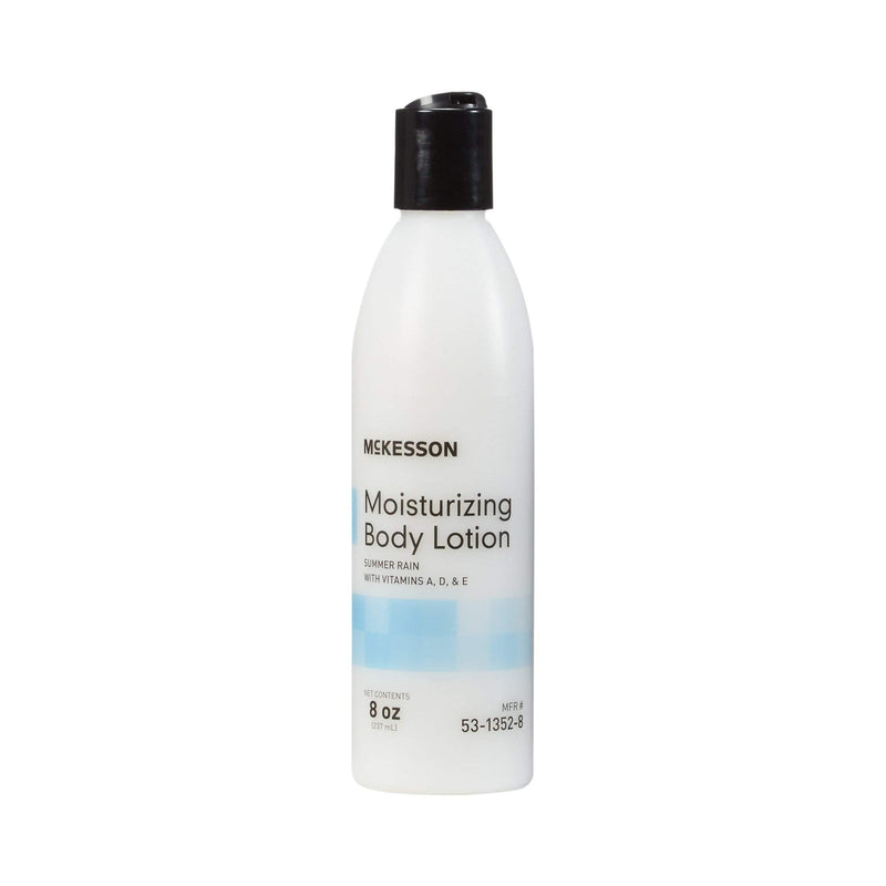 McKesson Moisturizing Body Lotion with Vitamins A, D, E, Summer Rain Scent, 8 oz, 1 Count 1 Ounce (Pack of 1)