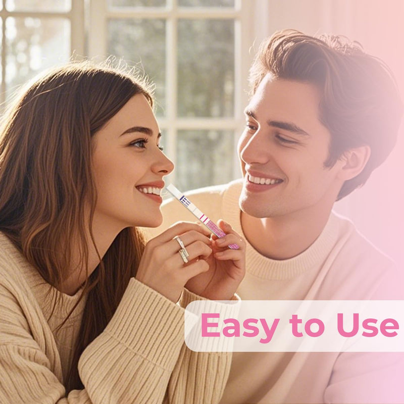 [Australia] - DAVID Ovulation Test Strips, 50 LH Ovulation Predictor Kit with 50 Urine Cups, Accurate Fast Result High Sensitivity Home Test Fertility Test for Women 