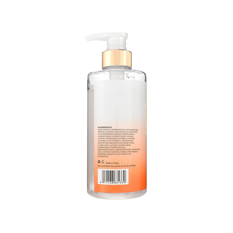 Neutriherbs Brightening Body Wash for Dull,Uneven Skin,Vitamin C Shower Gel | Daily Shower Soap for Women and Men, Enriched Papain, Niacinamide, Fresh Citrus Scent 16.9fl oz, Gentle Cleansing Skincare