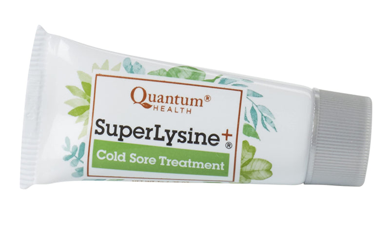 Quantum SuperLysine+ Cold Sore Treatment Ointment|Relieves Pain, Burning, and Itching|Cuts Healing Time in Half|0.25 Ounce 0.24 Ounce (Pack of 1)