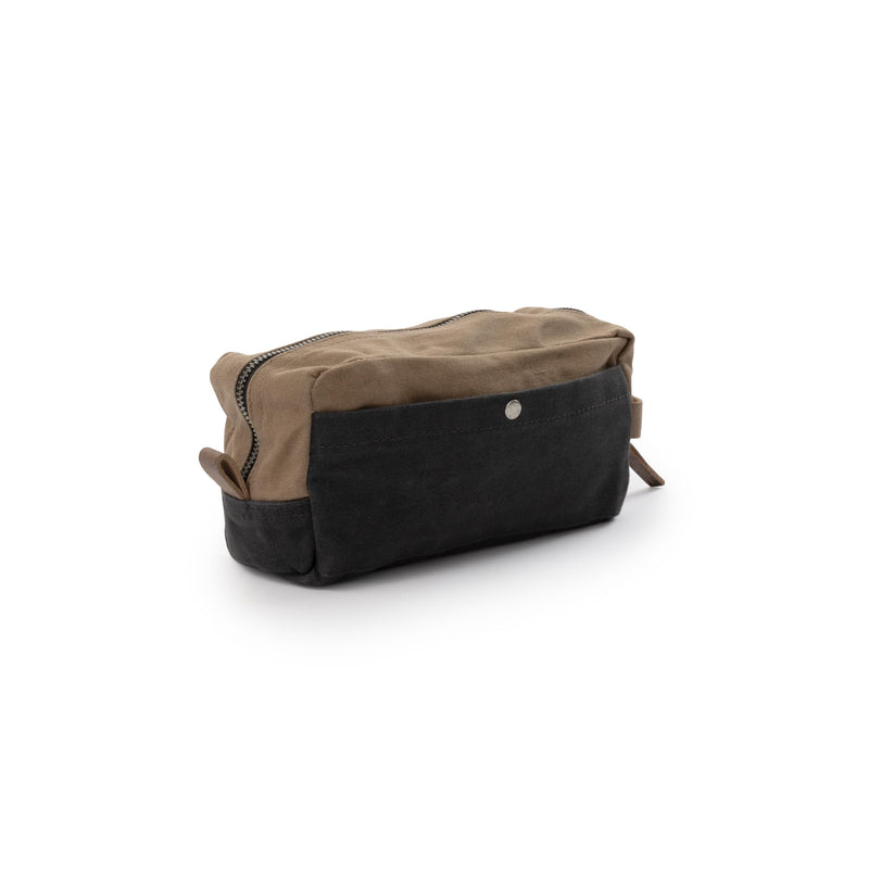 Barebones Neelum 3L Dopp Kit - Stylish Toiletry Bag for Travel Essentials, Water-Resistant and Durable Canvas Bag for Cosmetics and Personal Hygiene Items, Easy to Clean