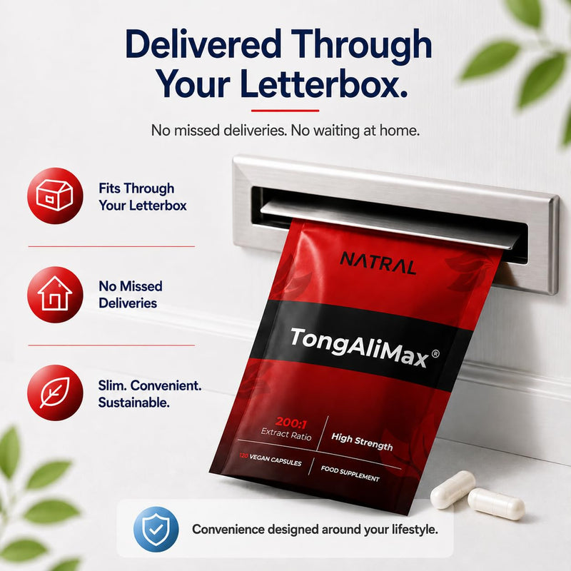 TongAliMax 120 Capsules - 100% Pure Root Extract Only - No Additives or Fillers - Promotes Vitality and Natural Energy