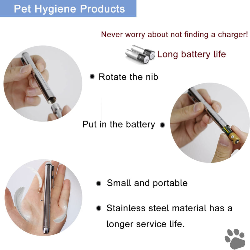 Veterinary Otoscope Kit,LED Vet Pet Cat Dog Ear Inspection, with 3X Magnifying Glass and penlight, Checking Pets Ears Eye Oral Cavity,Apply to Pets of All Ages Dogs Cats Rabbit - PawsPlanet Australia