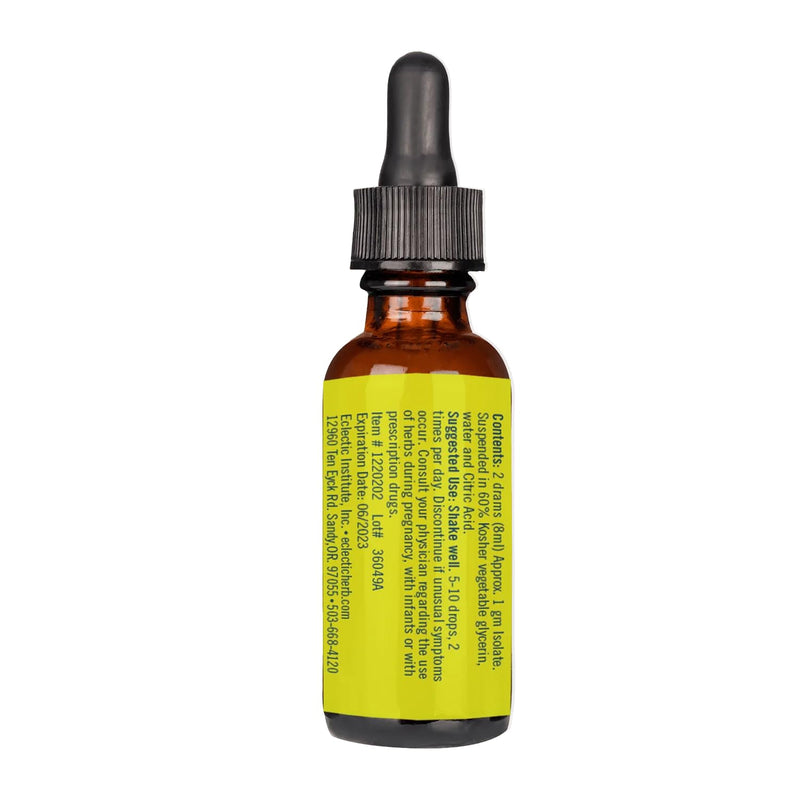 Eclectic Herb - Lomatium Isolate Glycerite | Natural Herbal Supplement | Immune & Lung Support | Highly Concentrated, Alcohol-Free, Organic, Vegan, Non-GMO, Gluten Free (0.27 fl oz | 8 ml)