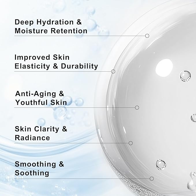 Pure Hyaluronic Acid Powder 100%,Dual Molecular Weight for Deep Hydration, Skin Smoothing & Plumping, Reduces Fine Lines, Ideal for DIY Serums and Daily Skincare,100g