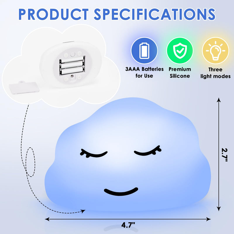 [Australia] - Breathing Lamp Guided Visual Meditation Tool for Mindfulness,Anxiety Relief&Calm Your Mind for Stress&Visual Relaxation and Restful Sleep,478 Seconds Breathing Rate Change 3 Colors,Gift for Kids 