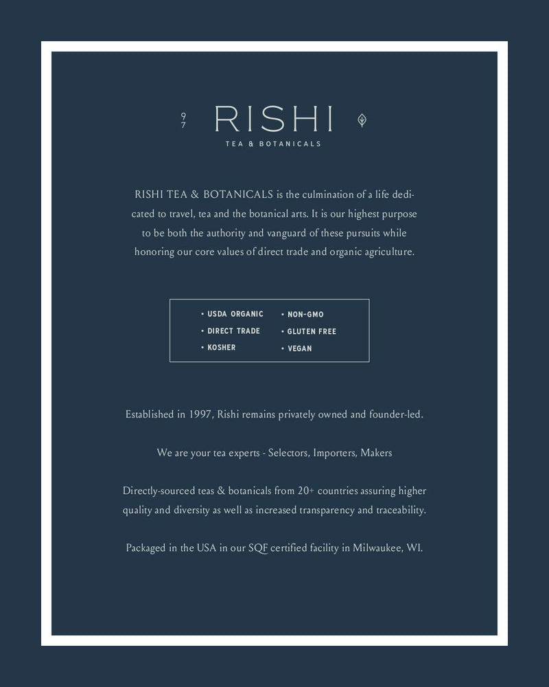 [Australia] - Rishi Chamomile Medley Tea, Organic Caffeine-Free Herbal Tea Sachet Bags, 15 Count (Pack of 2) 15 Count (Pack of 2) 