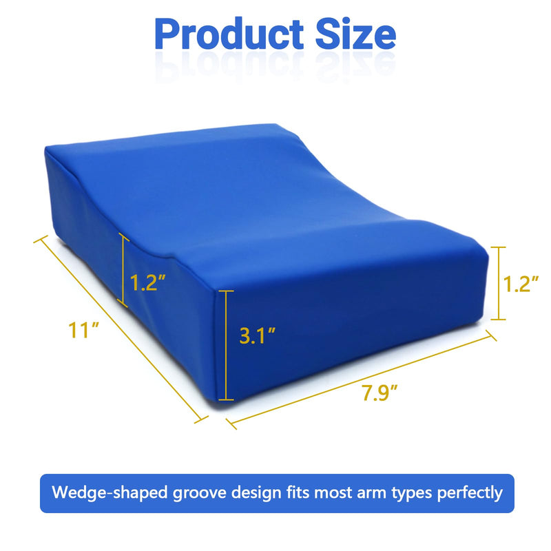 [Australia] - Arm Pillow for Infusion - Arm Positioning Cushion, Locator Slot Support Pad for Clinics Patient Nursing Care, 11" L x 7.9" W x 3.1" H, 1 Pcs 
