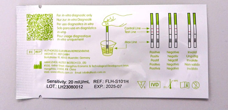 [Australia] - 20 x One+Step Green Line ovulation test with optimal sensitivity - fertility test for women - ovulation tests for ovulation 20 pieces (pack of 1) 