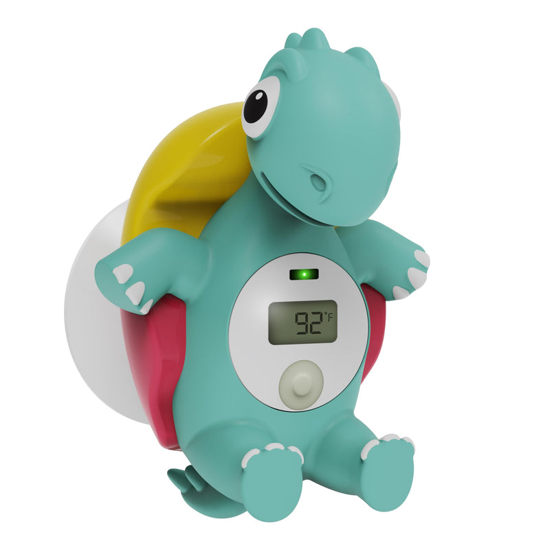 [Australia] - Dr. Brown's CleanUp Temposaurus Floating Bath Thermometer for Accurately Measuring Baby’s Bath Water Temperature, BPA Free Temposaurus Bath Thermometer 