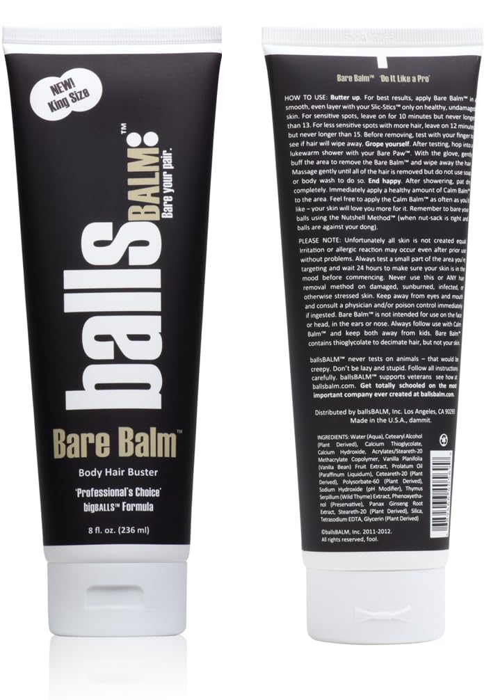 [Australia] - The Bare Pair Double Pro Pac King Kombo - Body Hair Management System (w/Exfoliating Glove) 