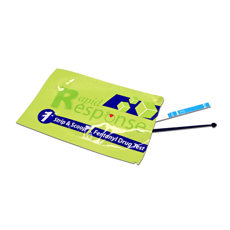 Rapid Response Fentanyl Test Strips, 5 Pack – Fast, Accurate Drug Test Kit | Detects fentanyl & analogs with >98% accuracy in powder, pills, liquids & urine. Results in 5 min, individually wrapped Pack of 5
