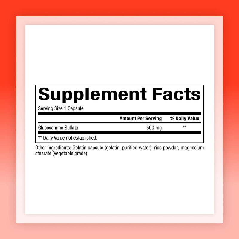 [Australia] - Natural Factors, Glucosamine Sulfate, Supports Healthy Joint Mobility, Cartilage and Connective Tissue, 180 Capsules 180 Count (Pack of 1) 