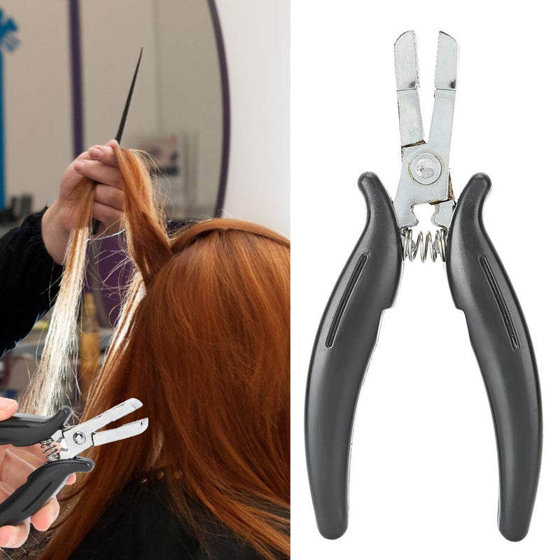 [Australia] - Extensions Tape Sealing Pliers Hair Extension Pliers for Micro Rings Beads Professional Hair Extension Opener and Removal Tool Black 