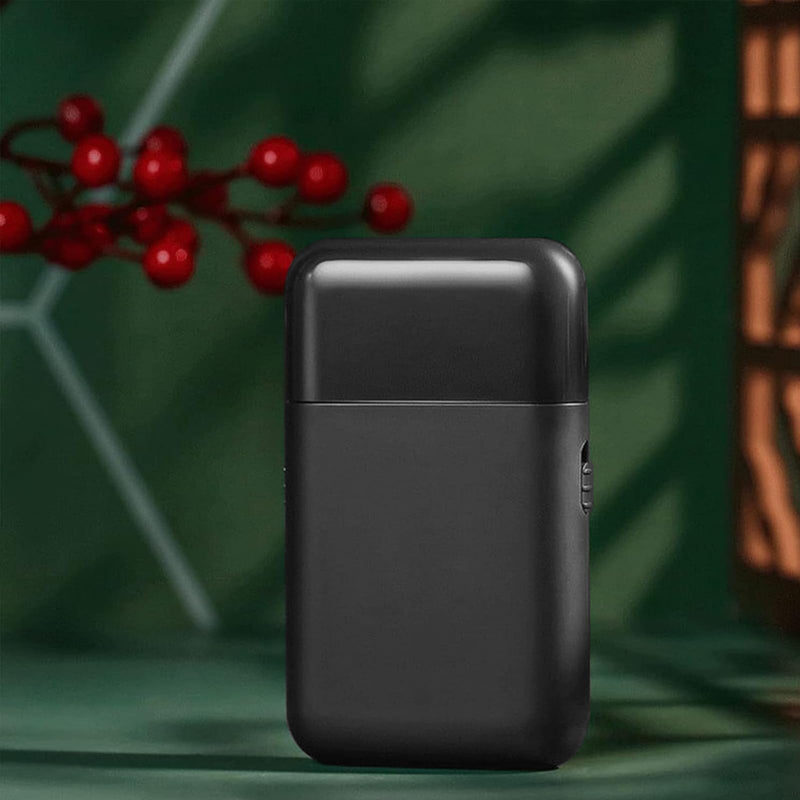 Foil Shaver for Men Multifunction Stubble Trimmer with Pop-Up Sideburn Razor Cordless USB Rechargeable Mini Travel Shaver for Beards & Facial Hair Black