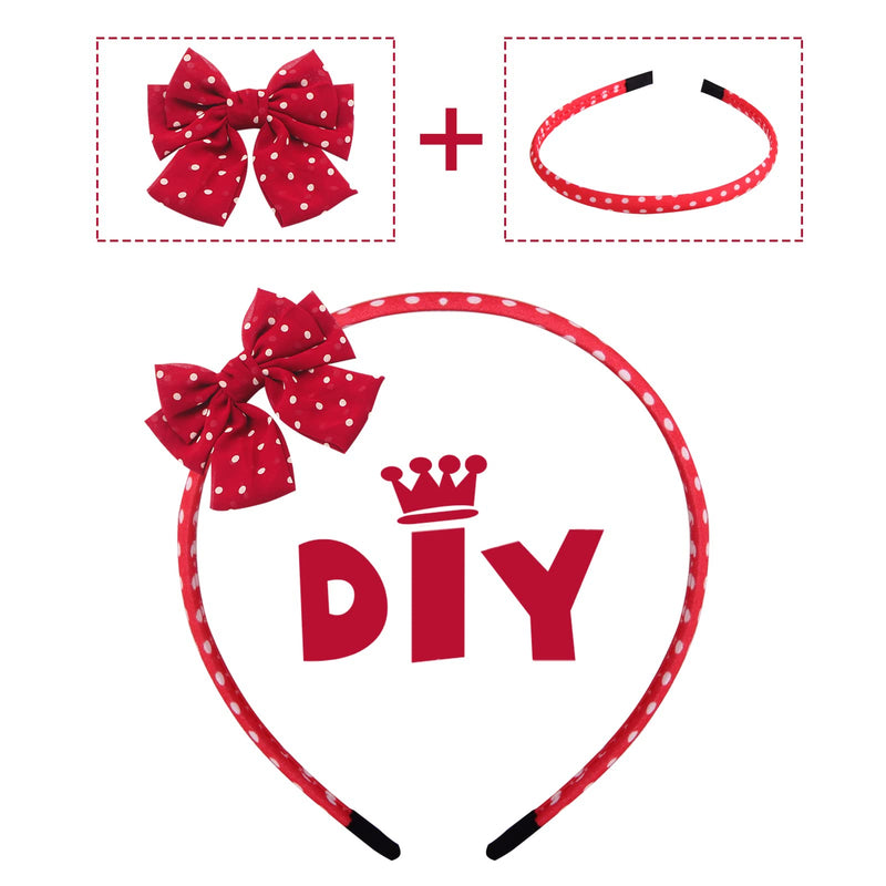 [Australia] - Headbands for Girls 12Pcs Thin Head Bands for Kids Children Hairbands for Toddler Floral Cloth Fabric Covered Headband Birthday Party Favors 1cm floral headbands for girls 